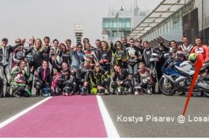 Kostya Pisarev made an instructor's sessions at Qatar under FIM Women in Motorcycling Commission